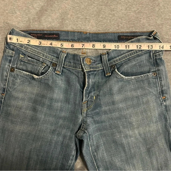 Citizens of humanity Naomi low waist flare stretch jeans size 27 - Picture 8 of 11